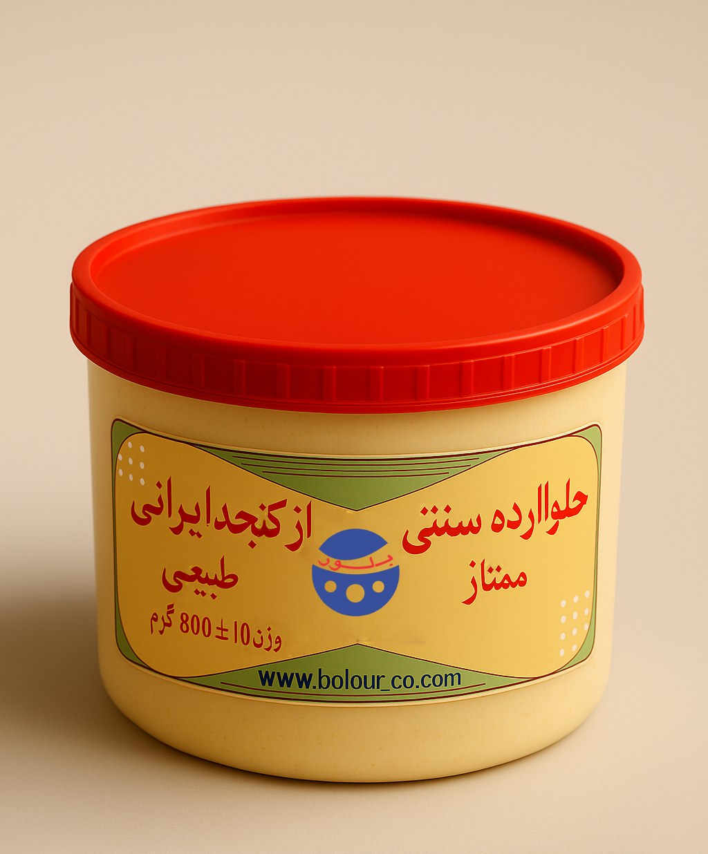 حلوا ارده 800 گرمی بلور